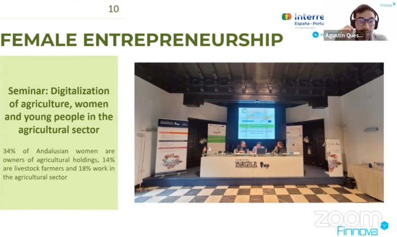 The digital economy and inequality in this field was the focus of the third session of the event “Opportunities for green and digital entrepreneurship and European funding”
